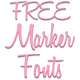 Download Marker Fonts for FlipFont free For PC Windows and Mac Vwd