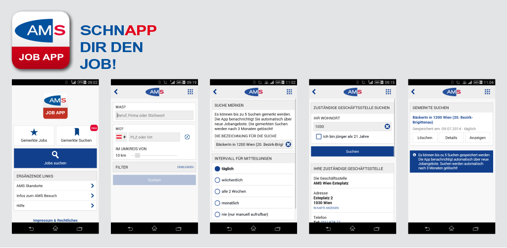 Вб джоб приложение. Arbeitsmarktservice Graz OST AMS.