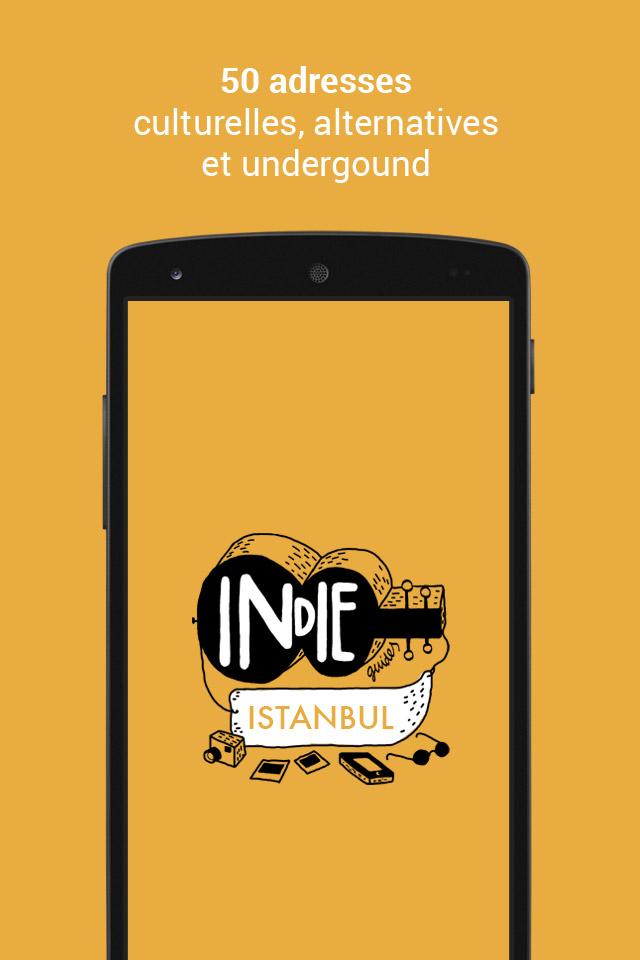 Android application Indie Guides Istanbul screenshort