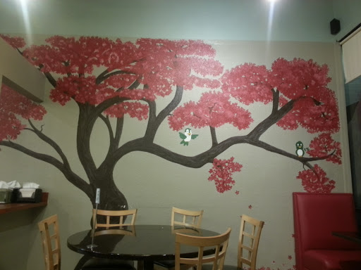 Season's Cafe Wall Mural.