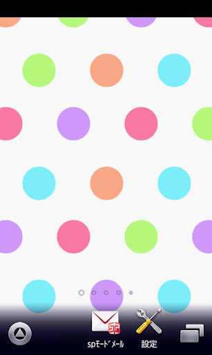 colorful polkadots wallpaper