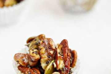 Salted Vanilla Maple Nut and Seed Clusters