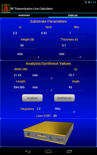 【免費工具App】RF Transmission Line Calc-APP點子