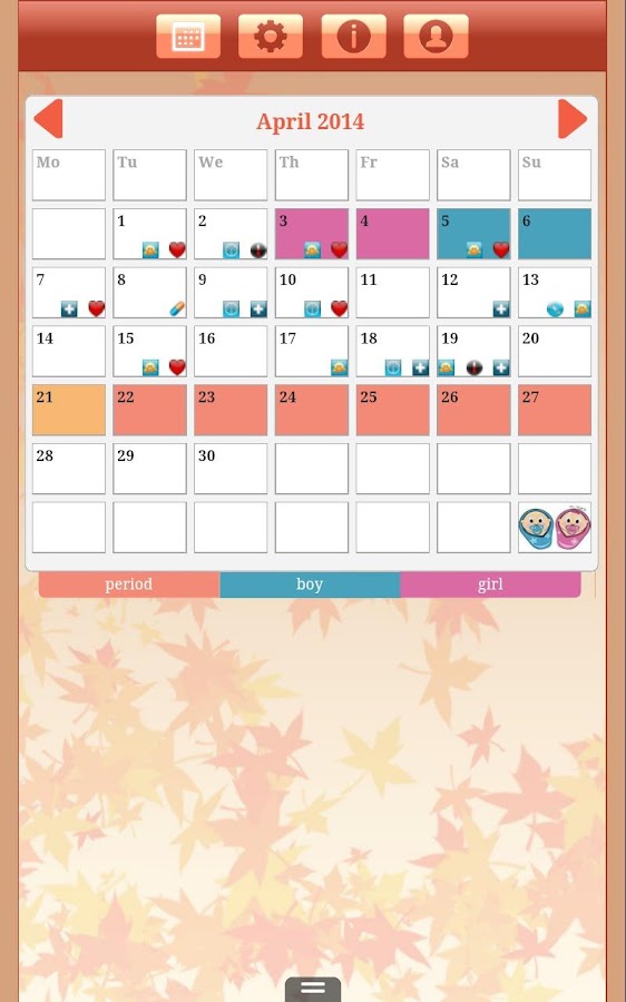 Ovulation & Period Calendar Android Apps on Google Play