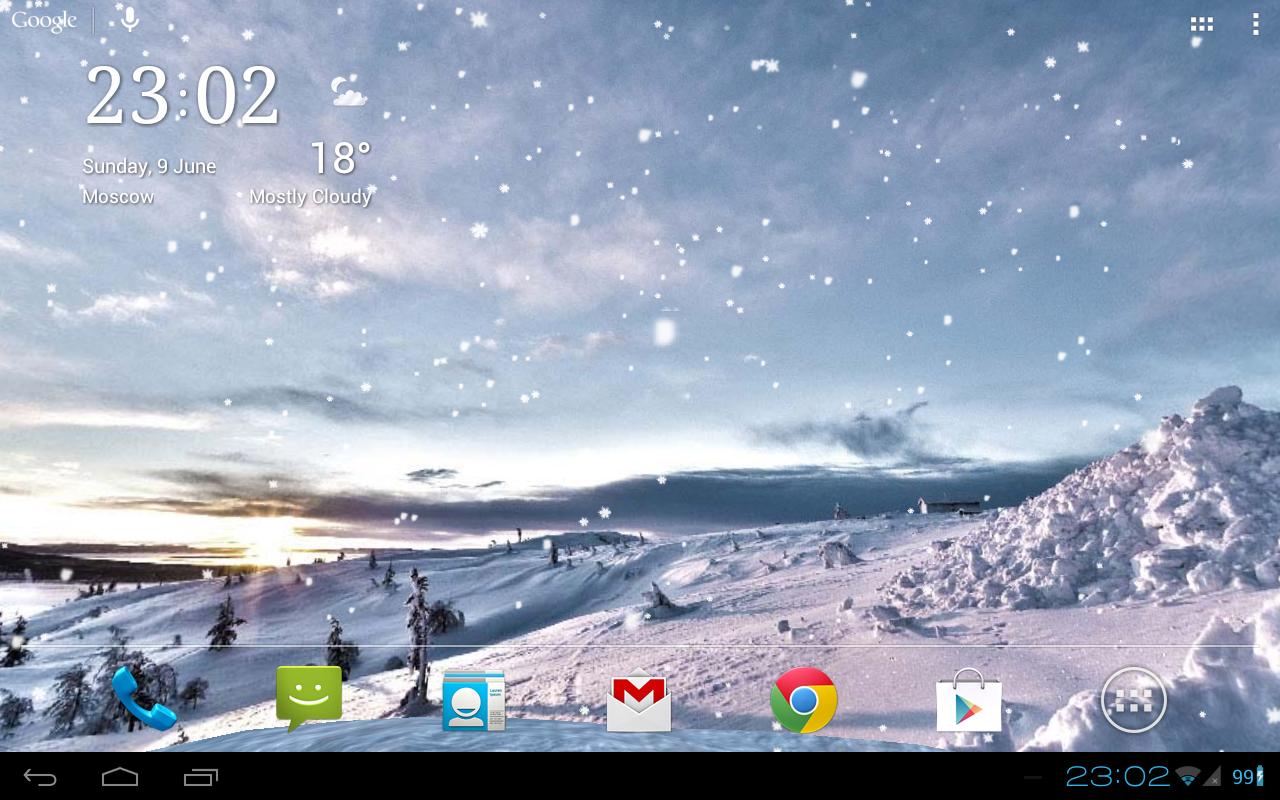 theme photography contrast Snowfall Play Wallpaper on Android Google Live Apps 360°
