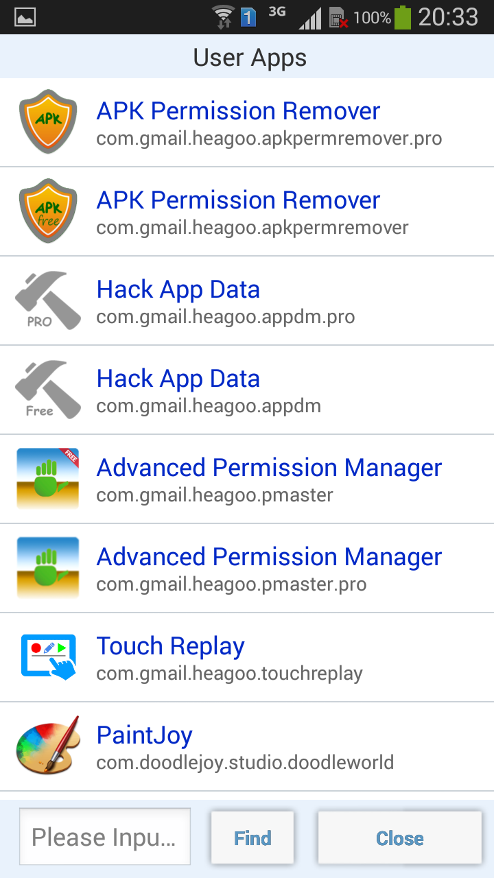 Hack App Data Screen 2