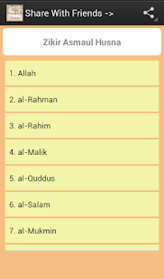 Free Zikir Asmaul Husna APK