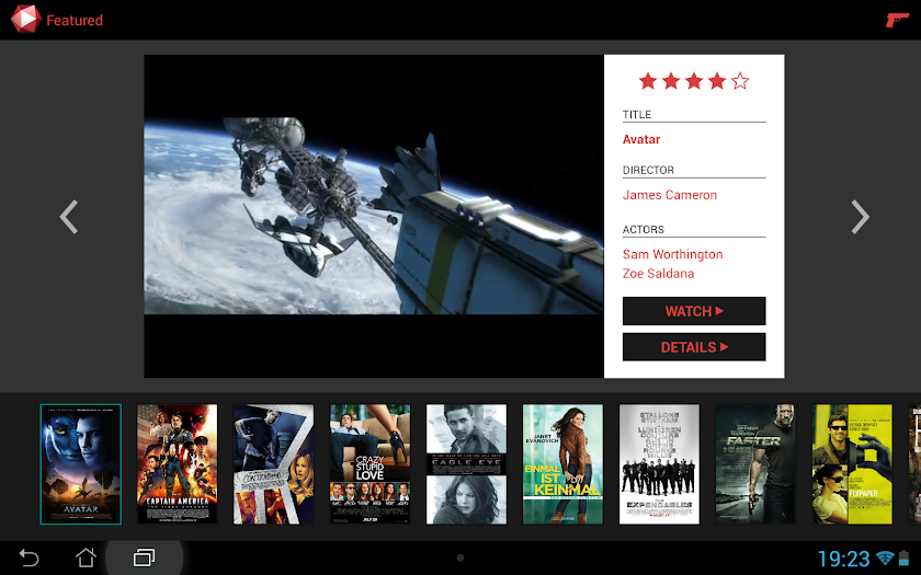 Video streaming DEMO Screen 3
