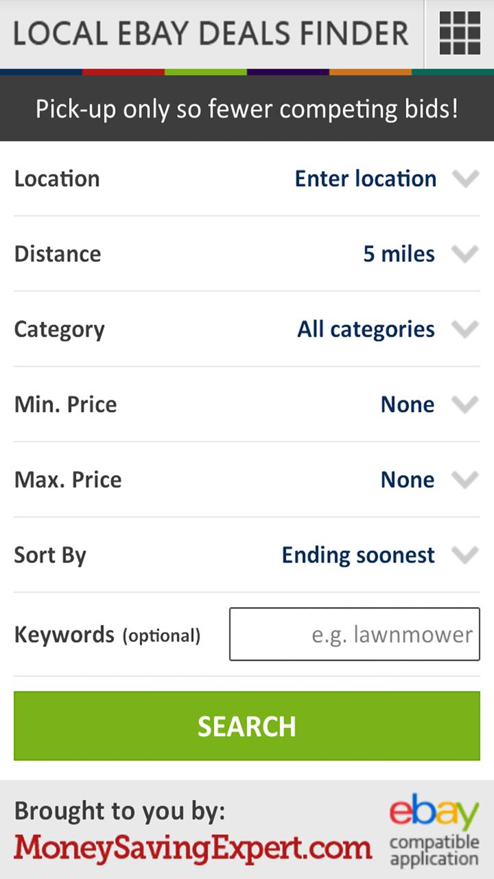 Local Ebay Deals Finder Screen 3