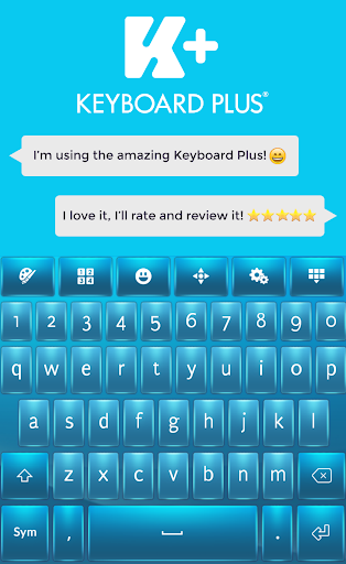 Keyboard Plus Color Blue