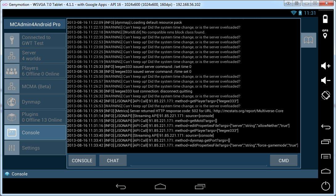 Remote Admin for Minecraft Pro Android Apps on Google Play