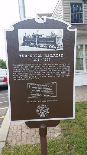 Tuckerton Railroad Sign