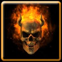Burning Skull Theme logo