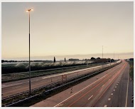 De A2 bij Zaltbommel / Waardenburg bij zonsopgang