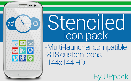 Stenciled Icons poster 3