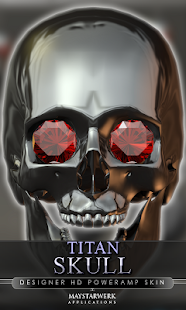 Free Download Poweramp skin skull titan APK
