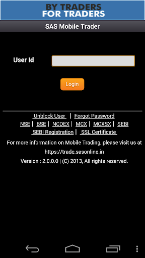 SAS Mobile Trader