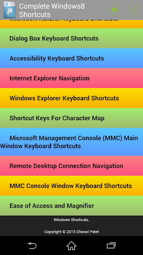 【免費教育App】Complete Windows8 Shortcuts-APP點子