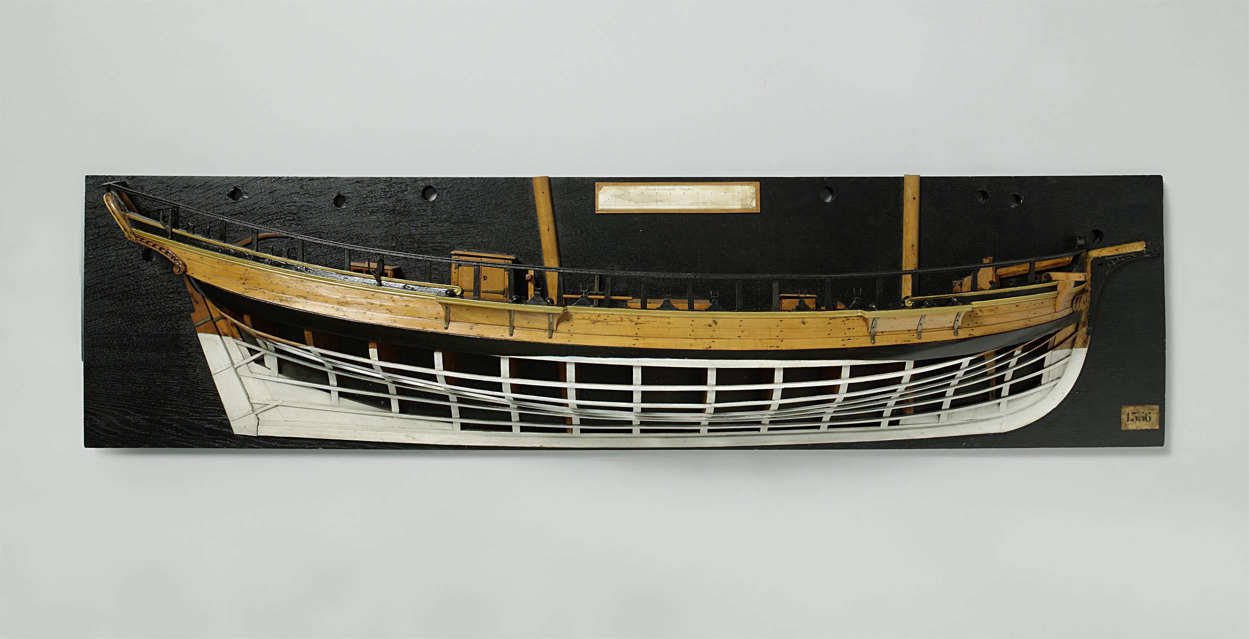Half Model of a Schooner