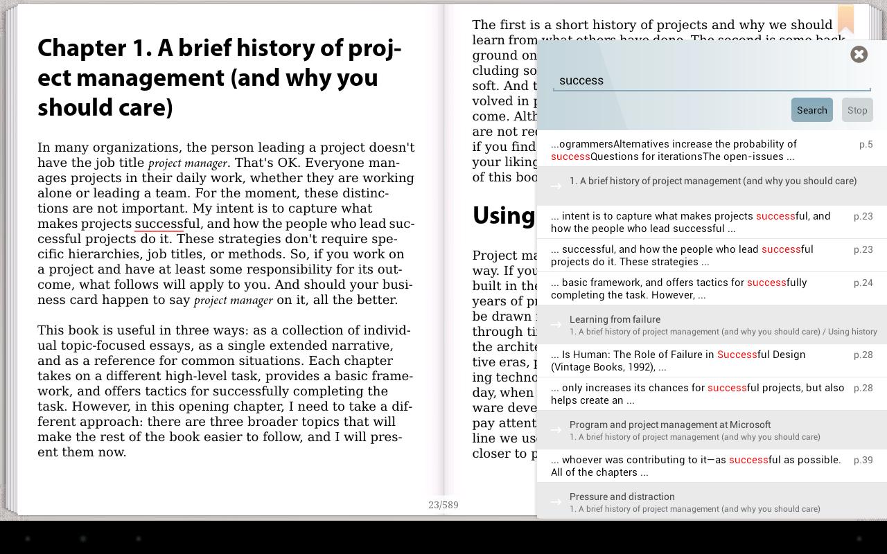 Mantano Ebook Reader Premium - screenshot