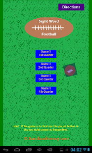 Sight Word Football 101