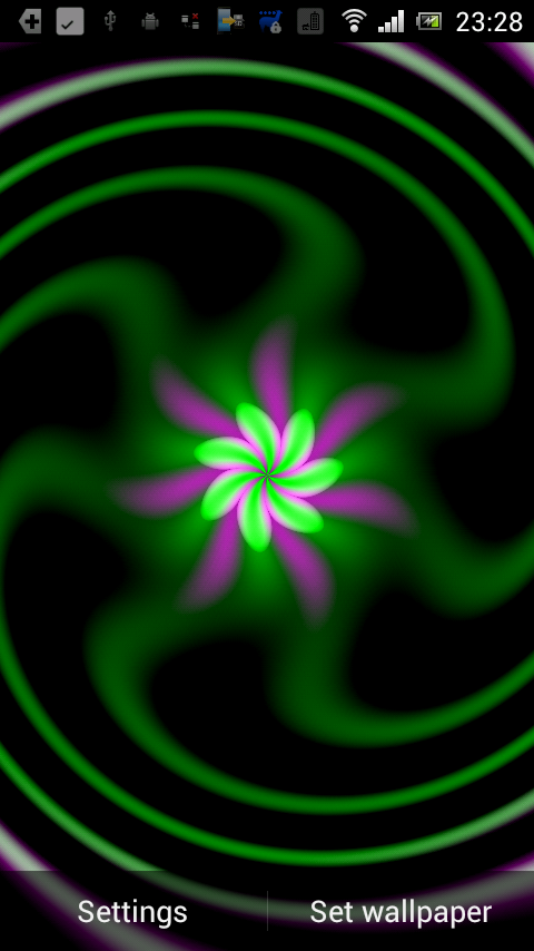 Android application Zen Flowers Pro HD LWP screenshort