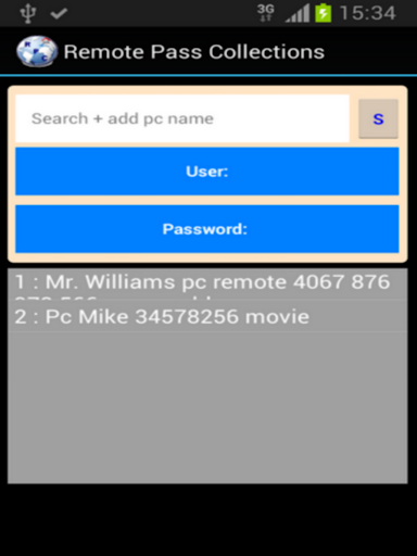 remote password collections