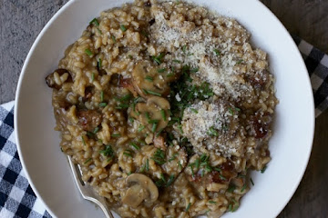 Sausage and Mushroom Risotto