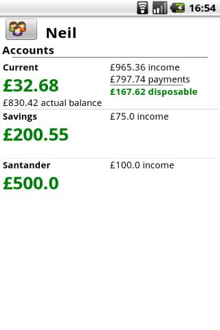 MyMoney Screen 3