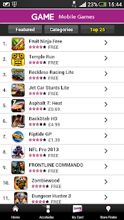 GAME Reward Mobile App - screenshot thumbnail