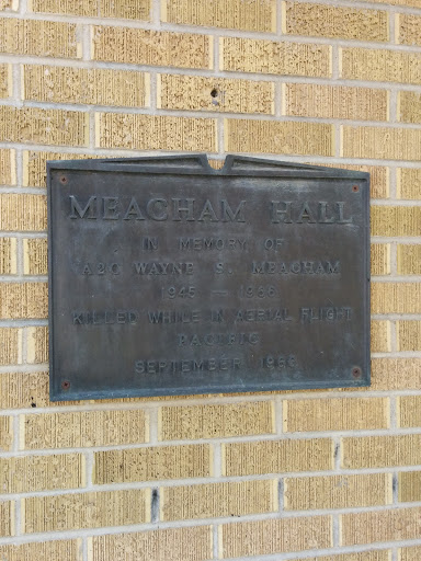 Meacham Hall Plaque
