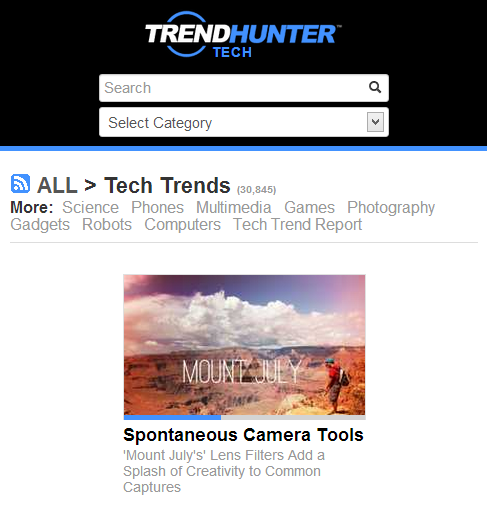 Trend Hunter - 1 in Trends