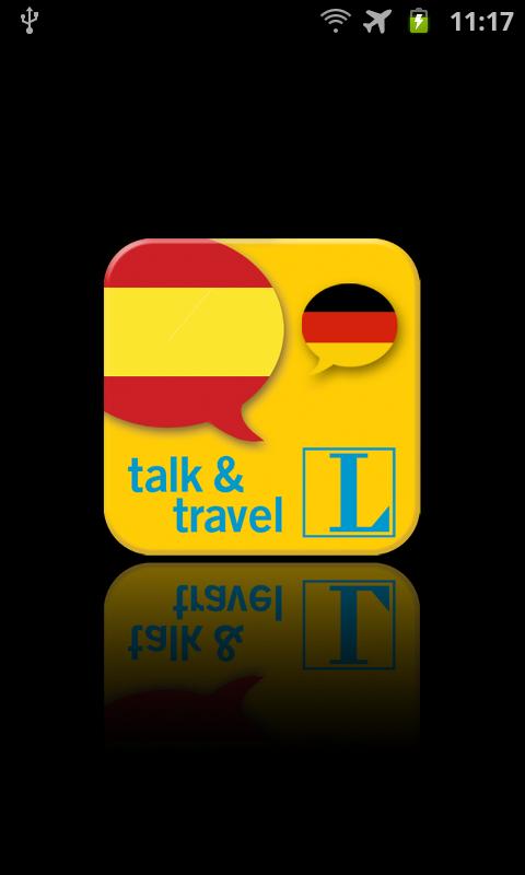 Android application Spanisch talk&amp;travel screenshort