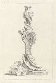 Ontwerp voor de voet van een kandelaar