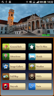Coimbra Offline Map Guide - náhled