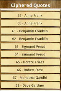  Ciphered Quotes- screenshot thumbnail  