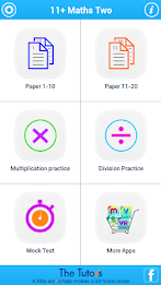 11+ Maths Two by The Tutors poster 2