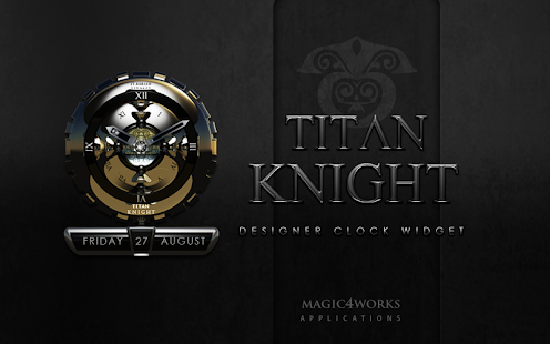 clock widget Titan KNIGHT