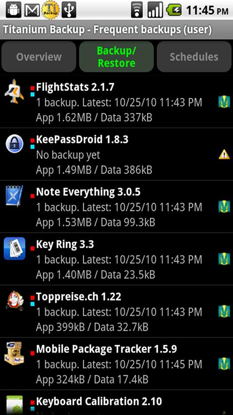 Titanium Backup ★ root - screenshot