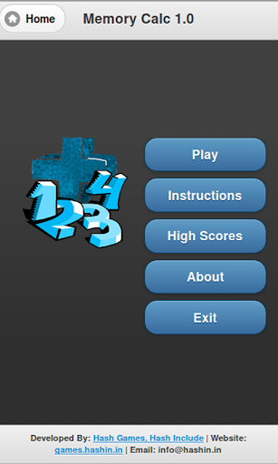 Memory Calc Free - Brain Game