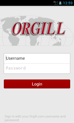 The O Zone Orgill Ordering App