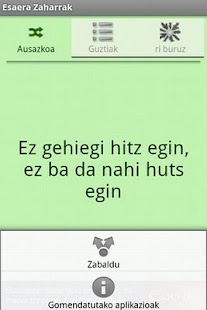 Lastest Esaera Zaharrak APK