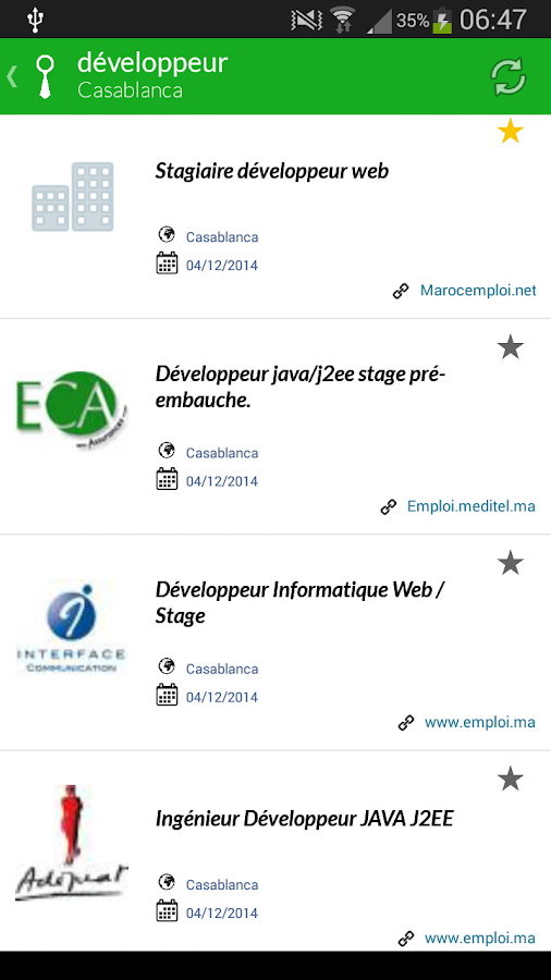 L’application JobRapide vous permet rechercher emp...