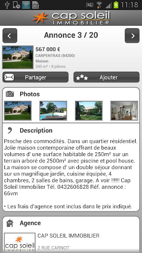 【免費生活App】CAP SOLEIL IMMOBILIER-APP點子