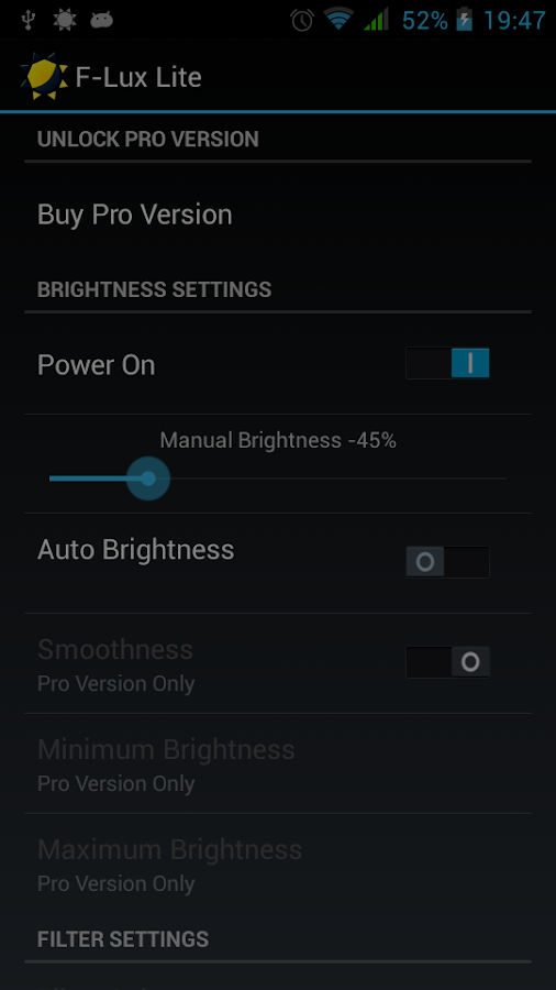 Screen Brightness Control Lite - Android Apps on Google Play