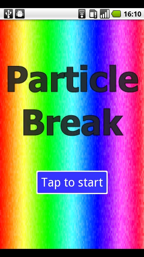 Android application Particle Break screenshort