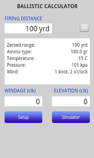 Ballistic Cal: Field Helper