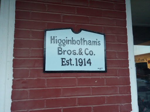 Higginbotham Brothers 1914 Historical Marker