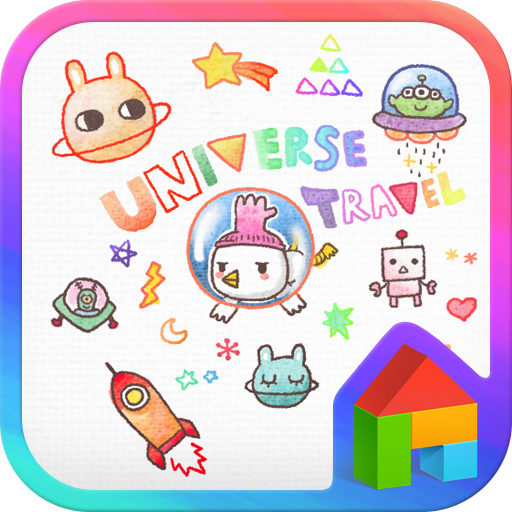 宇宙旅行ドドルランチャーのテーマ 個人化 App LOGO-APP開箱王