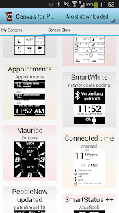 Canvas for Pebble - screenshot thumbnail